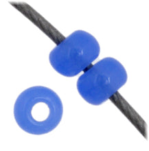 Load image into Gallery viewer, 11/0 Seedbead Blue Oily Opaque
