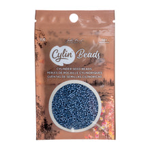 Load image into Gallery viewer, 11/0 Cylin Bead Blueberry Silkshine
