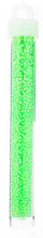 Load image into Gallery viewer, (Vial Miyuki Seed Bead 11/0) Lime Green Luminous Neon C/L
