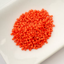 Load image into Gallery viewer, 11/0 Cylin Bead Opaque Orange Matte
