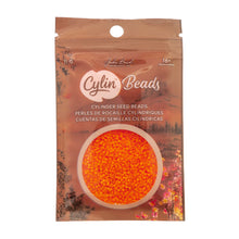 Load image into Gallery viewer, 11/0 Cylin Bead Opaque Mango Burst
