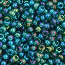 Load image into Gallery viewer, (Vial Czech Size 11) Transparent Teal AB
