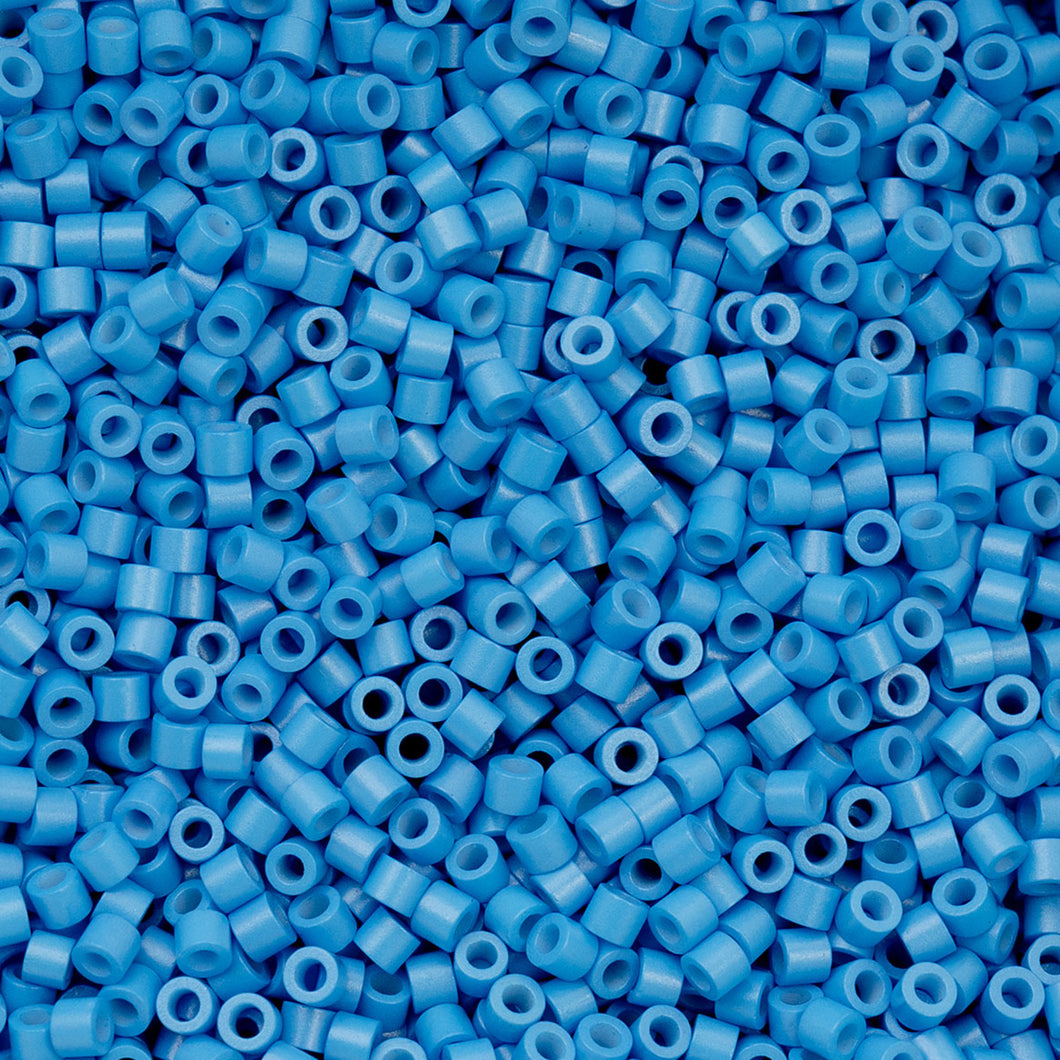 11/0 Cylin Bead Opaque Blue Cerulean