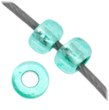 Load image into Gallery viewer, 11/0 Seedbead S/L Green Dyed
