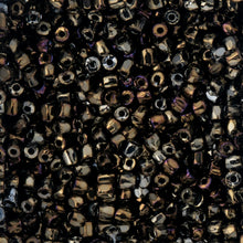 Load image into Gallery viewer, (Czech Seed Bead 9/0 3Cut Vial) Opaque Brown AB
