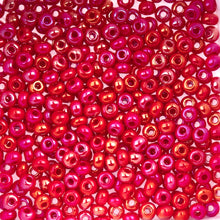 Load image into Gallery viewer, (Vial Czech Size 6/0) Opaque Medium Red AB
