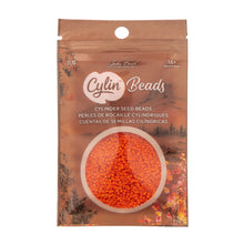 Load image into Gallery viewer, 11/0 Cylin Bead Opaque Orange Matte
