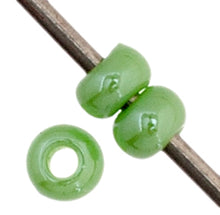 Load image into Gallery viewer, 11/0 Seedbead Opaque Green Luster
