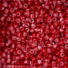 Load image into Gallery viewer, (Czech Seed Bead 9/0 3Cut Vial) Opaque Light Red Luster
