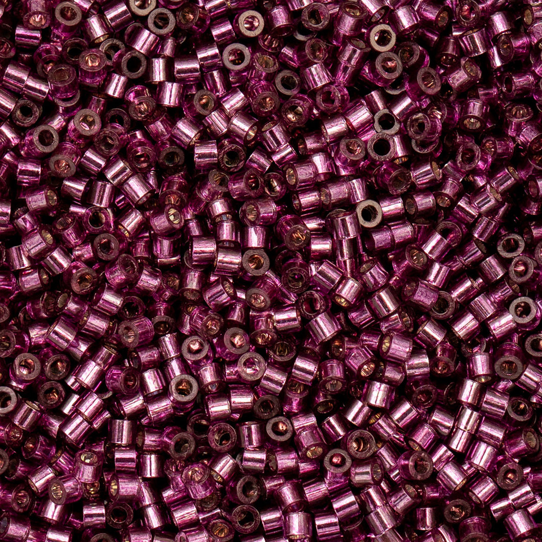 11/0 Cylin Bead Raspberry S/L