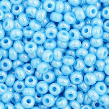 Load image into Gallery viewer, 11/0 Seedbead Opaque Lt Blue Luster
