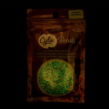 Load image into Gallery viewer, 11/0 Cylin Bead Glow in Dark AB - Grey
