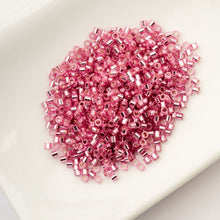 Load image into Gallery viewer, 11/0 Cylin Bead Dark Pink Rose S/L
