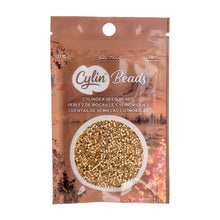Load image into Gallery viewer, 11/0 Cylin Bead Golden Alloy Glow
