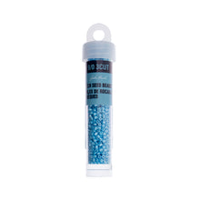 Load image into Gallery viewer, (Czech Seed Bead 9/0 3Cut Vial) Opaque Light Blue Luster
