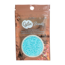 Load image into Gallery viewer, 11/0 Cylin Bead Matte Macaron - Blue Turquoise
