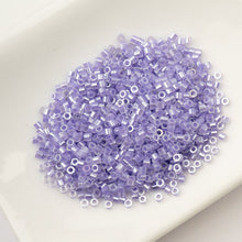 Load image into Gallery viewer, 11/0 Cylin Bead Crystal Purple Lined
