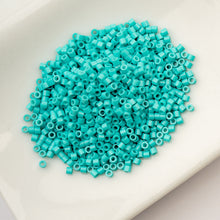 Load image into Gallery viewer, 11/0 Cylin Bead Opaque Turquoise Blue
