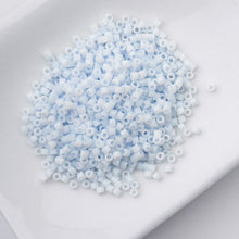 Load image into Gallery viewer, 11/0 Cylin Bead Matte Macaron- Blue cloud
