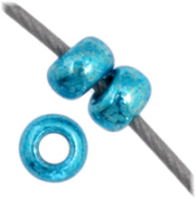 Load image into Gallery viewer, (Vial Czech Seed Bead 11/0) Metallic Blue
