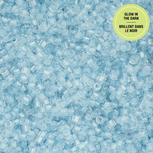 Load image into Gallery viewer, 11/0 Cylin Bead Glow In The Dark- Blue
