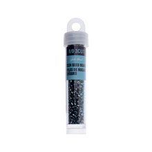 Load image into Gallery viewer, (Czech Seed Bead 9/0 3Cut Vial) Opaque Gunmetal
