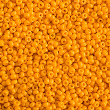 Load image into Gallery viewer, (Vial Miyuki Seed Bead 11/0) Yellow Marigold Opaque Duracoat
