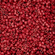 Load image into Gallery viewer, 11/0 Cylin Bead Opaque Red Matte
