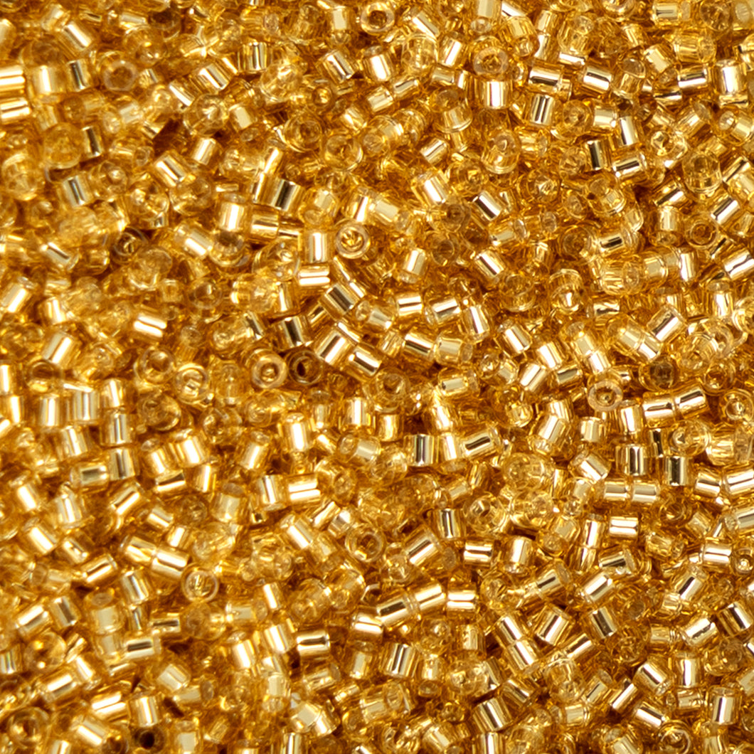11/0 Cylin Bead Gold S/L