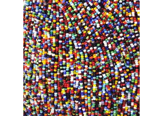 (Half Hank) Czech Seed Bead 10/0 Opaque Assorted