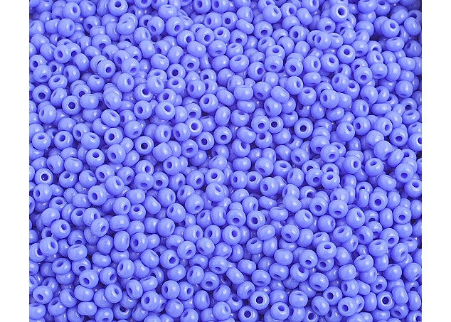 (Half Hank) Czech Seed Bead 10/0 Opaque Light Royal Blue