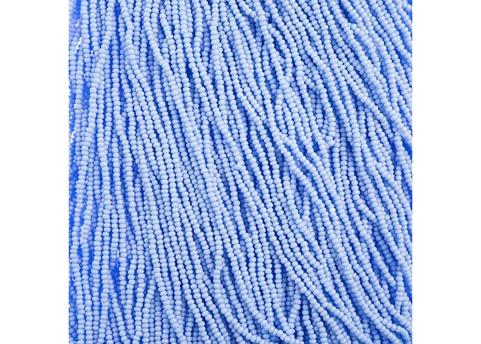 (Half Hank) Czech Seed Bead 10/0 Opaque Powder Blue