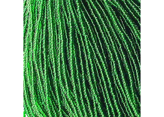 (Half Hank) Czech Seed Bead 10/0 Transparent Medium Green