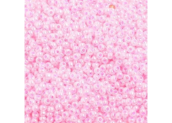 (Half Hank) Czech Seed Bead 10/0 Dyed Rose