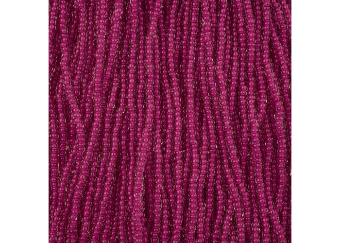 (Half Hank) Czech Seed Bead 10/0 Crystal C/L Terra Intensive Pink