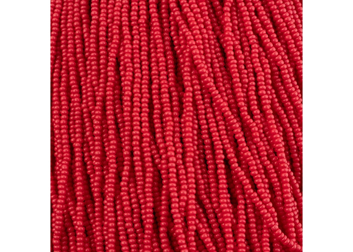 (Half Hank) Czech Seed Bead 10/0 Terra Intensive Red Matt