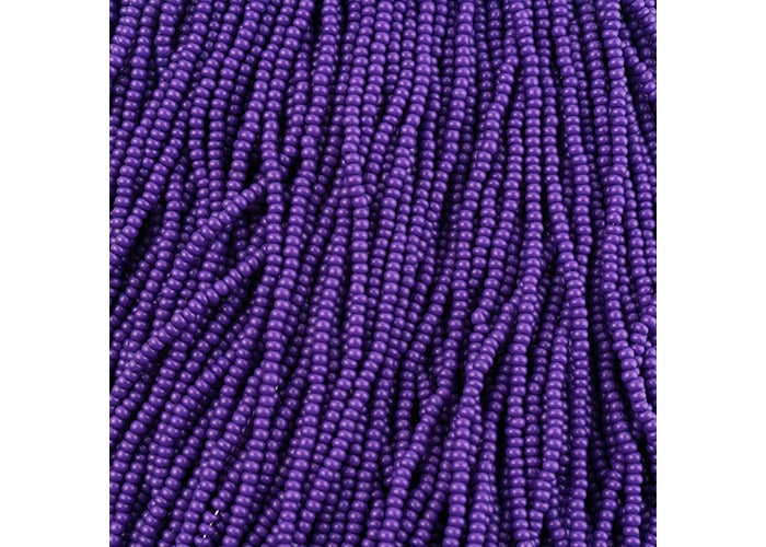 (Half Hank) Czech Seed Bead 10/0 Terra Intensive Dark Purple Matt