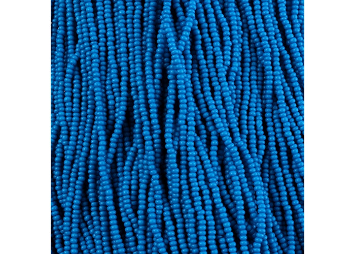 (Half Hank) Czech Seed Bead 10/0 Terra Intensive Blue Matt