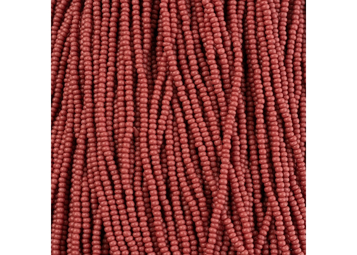 (Half Hank) Czech Seed Bead 10/0 Terra Intensive Brown Matt