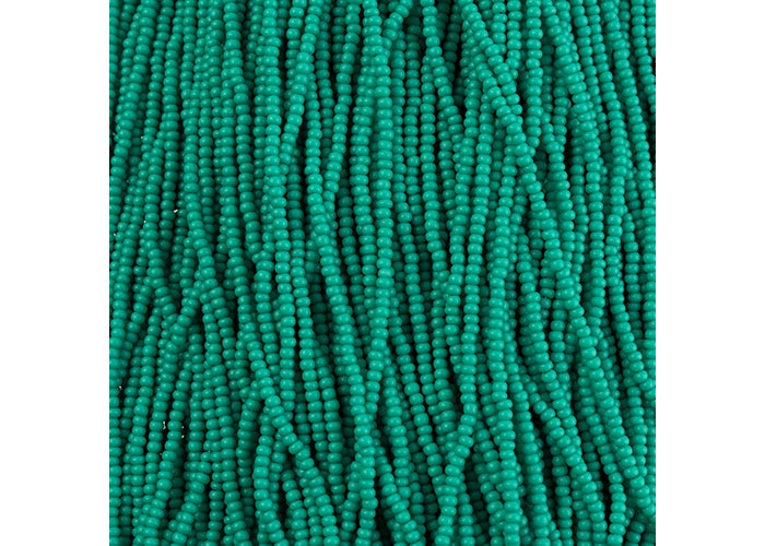 (Half Hank) Czech Seed Bead 10/0 Terra Intensive Dark Green Matt