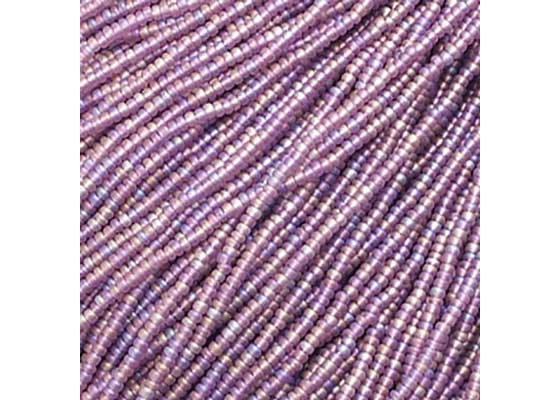 (Half Hank) Czech Seed Bead 10/0 Transparent Light Amethyst AB Matt