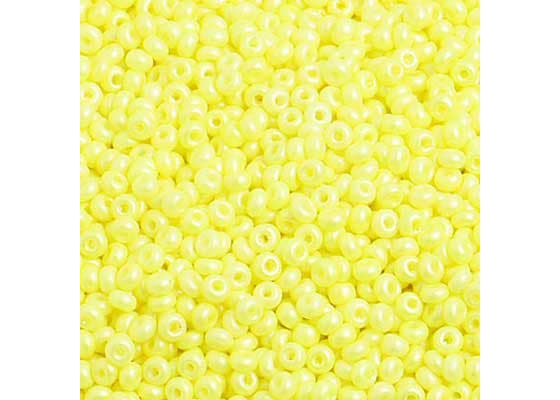 (Half Hank) Czech Seed Bead 10/0 Shiny Yellow