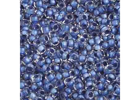 (Half Hank) Czech Seed Bead 10/0 C/L Blue Strung