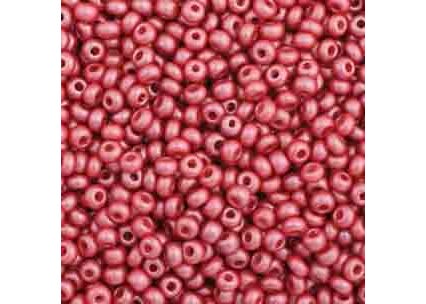 (Half Hank) Czech Seed Bead 10/0 Shiny Salmon