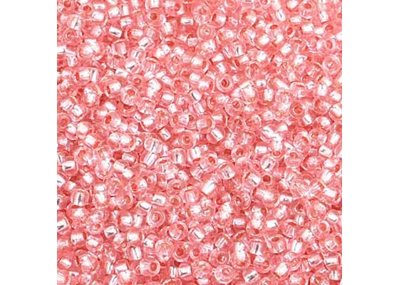 (Half Hank) Czech Seed Bead 10/0 S/L Pink Solgel