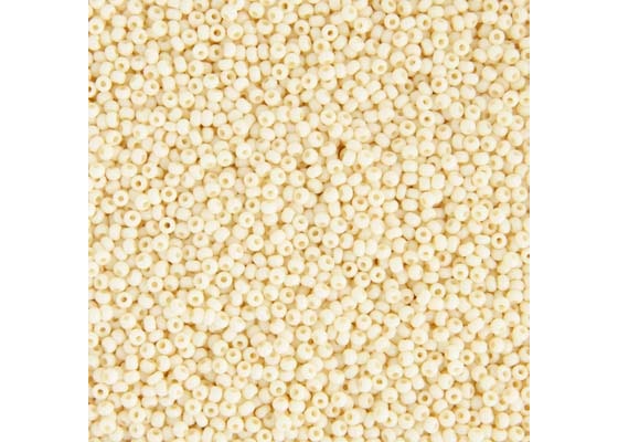 (Half Hank) Czech Seed Bead 10/0 Bone Solgel