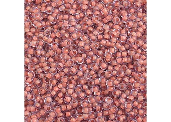 (Half Hank) Czech Seed Bead 10/0 C/L Blue/Light Brown Terra Color