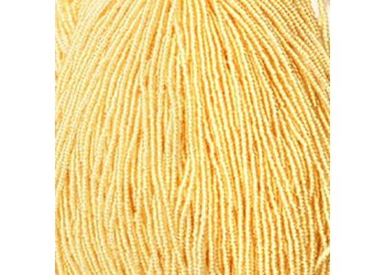 (Half Hank) Czech Seed Bead 10/0 C/L Pale Yellow Terra Color