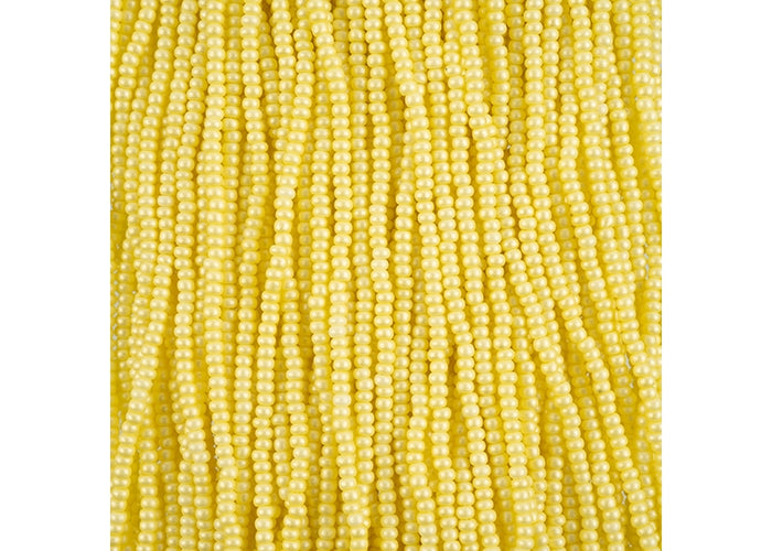 (Half Hank) Czech Seed Bead 10/0 Light Yellow