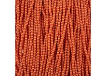 Load image into Gallery viewer, (Half Hank) Czech Seed Bead 10/0 Permalux Dyed Chalk Orange
